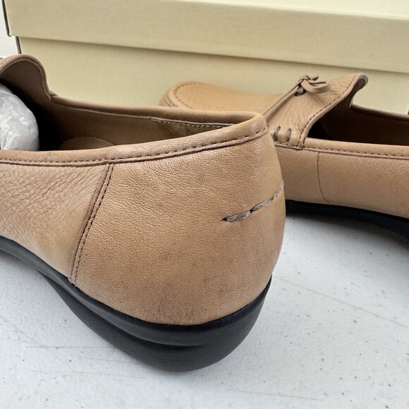 Liz Claiborne Lizflex Andy Stepin Low W/Bow Brown Loafers Size 7.5M - Picture 8 of 11